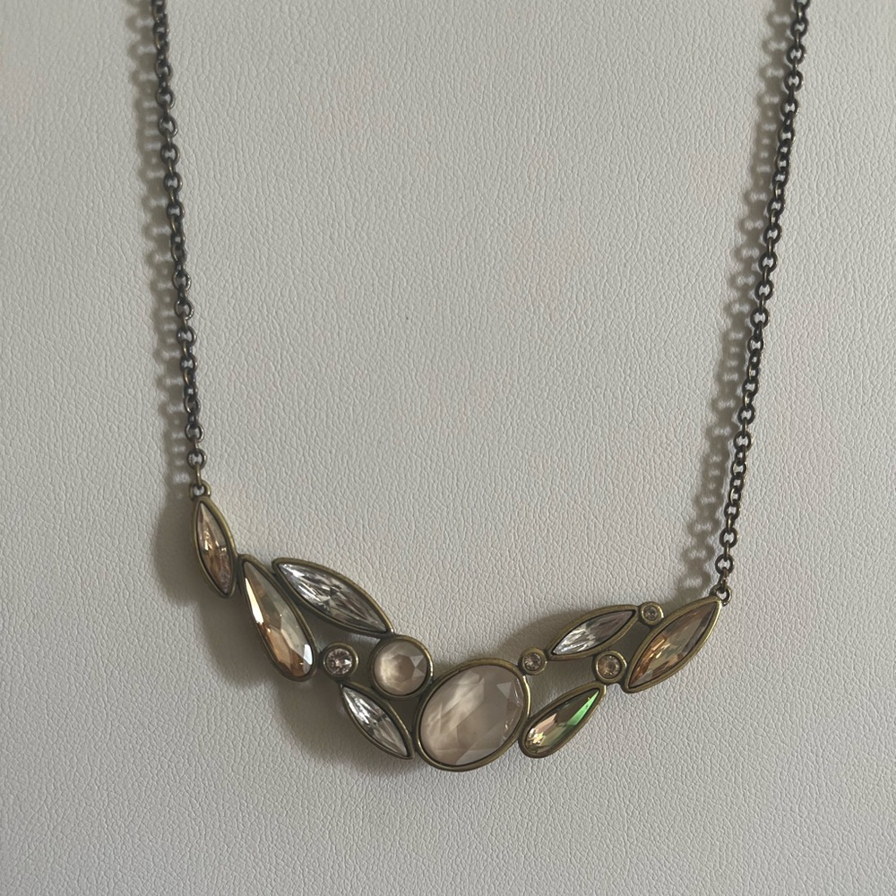 Touchstone Crystal Antique Array Necklace